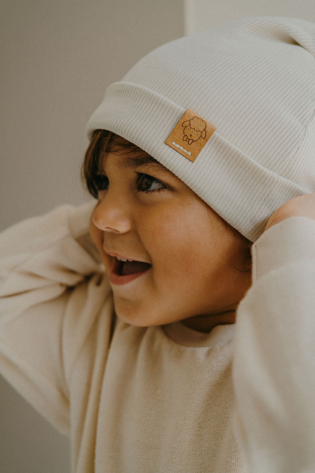 ÉMILE, le bonnet coton (naturel)