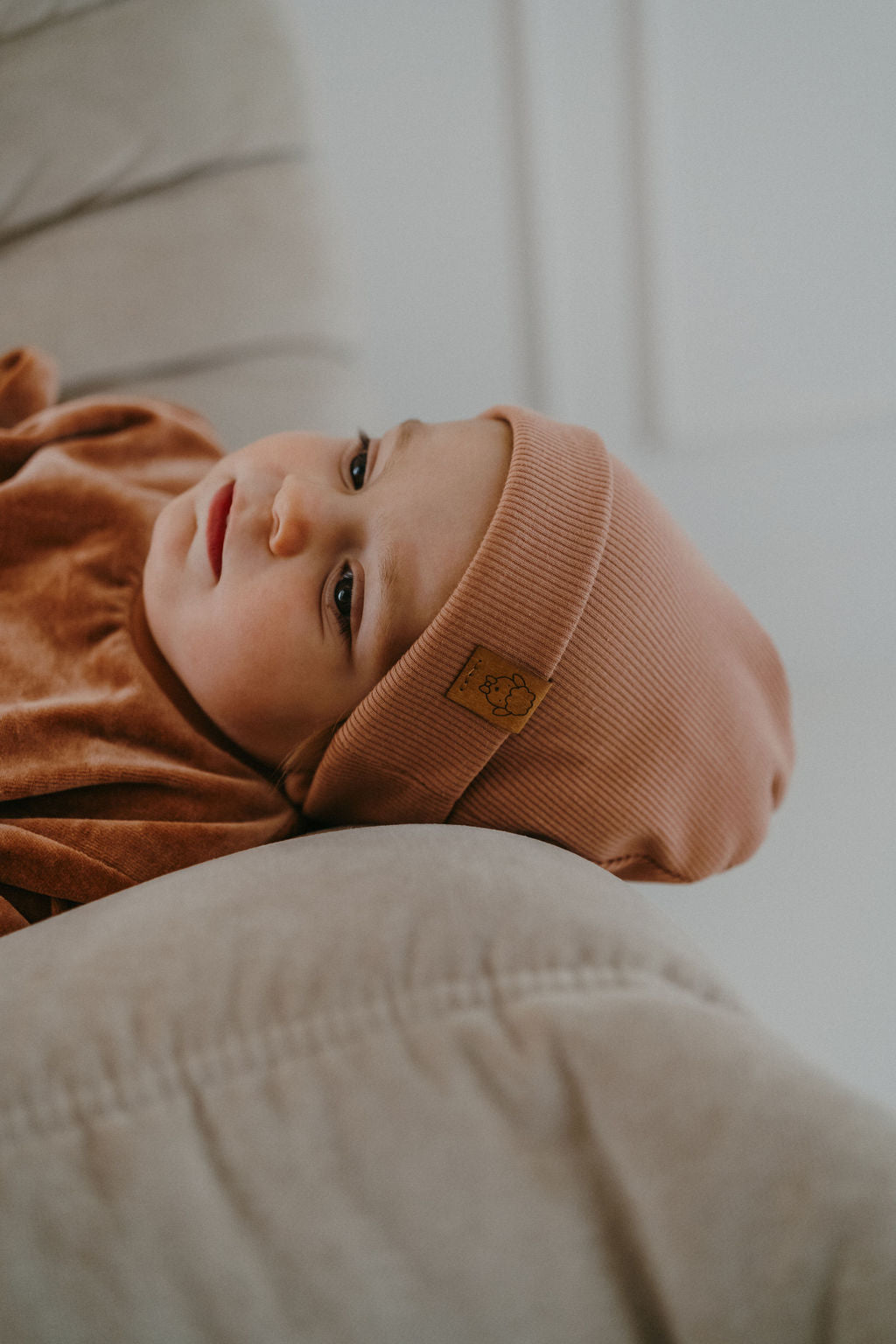 LOUIS, le set bonnet + snood "léomousse"