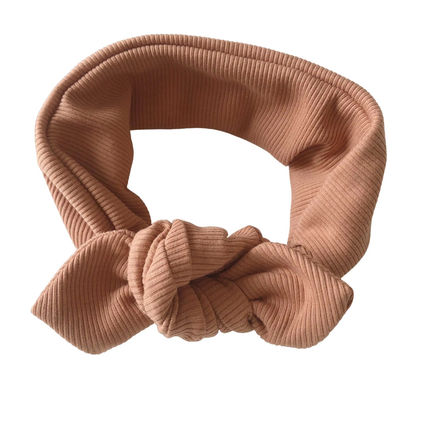 AMBROISE, le bandeau (jersey côtelé "argile") MOUSSE ET COMPAGNIE