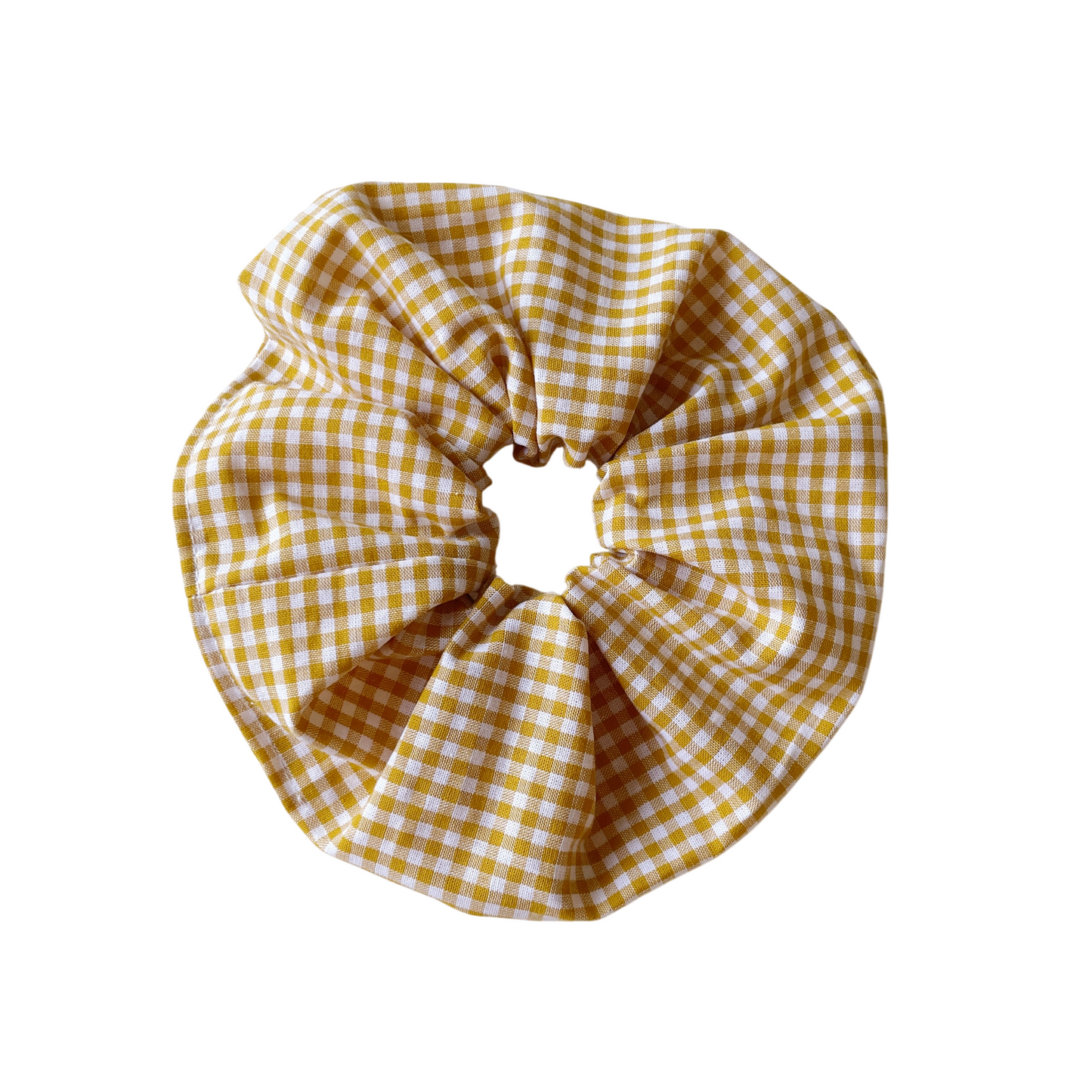 Chouchou en coton (0-99 ans) "Vichy Jaune"