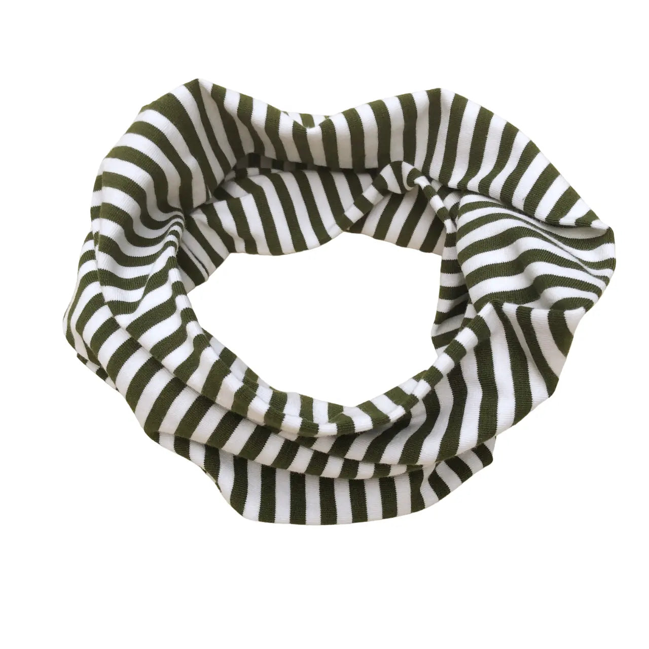 MARTIN, le snood (rayé forêt) MOUSSE ET COMPAGNIE