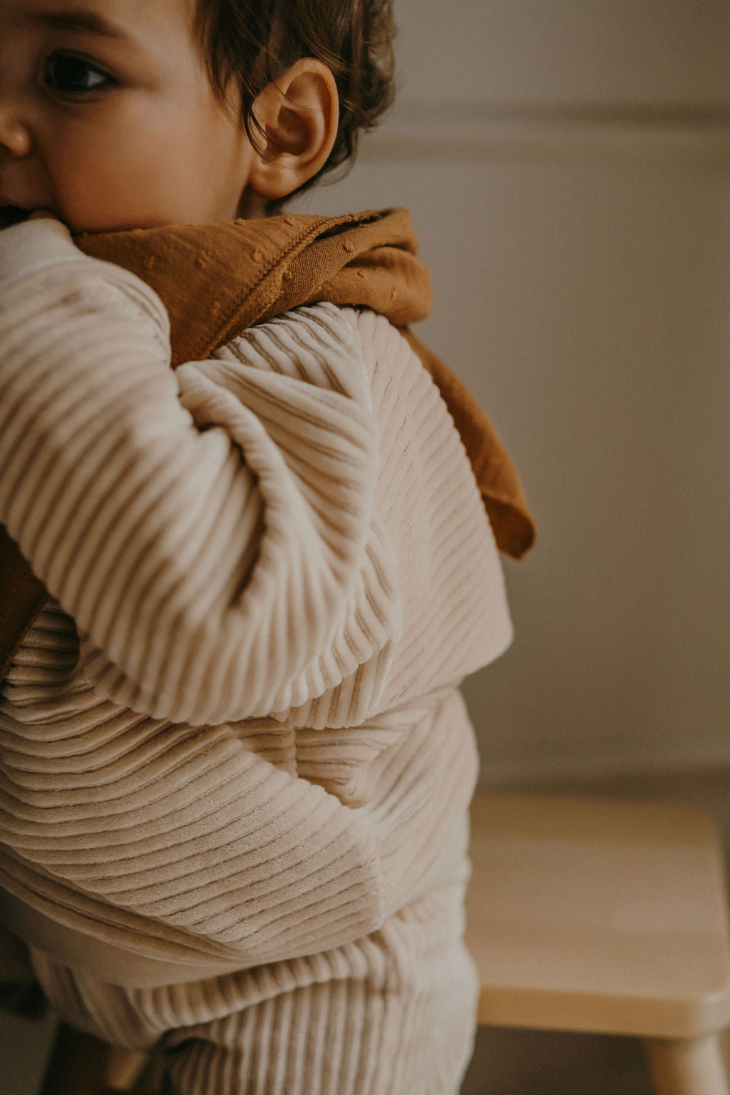 LULU, le sweat rétro (velours "naturel" OU "camel")