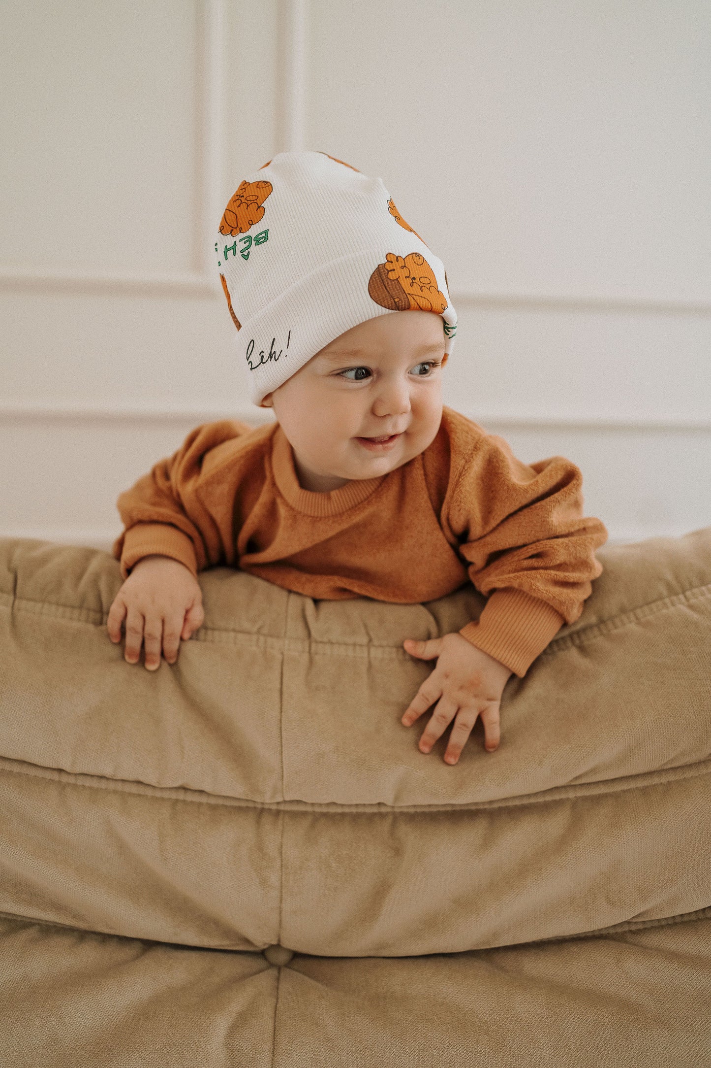 ÉMILE, le bonnet coton "bêh"