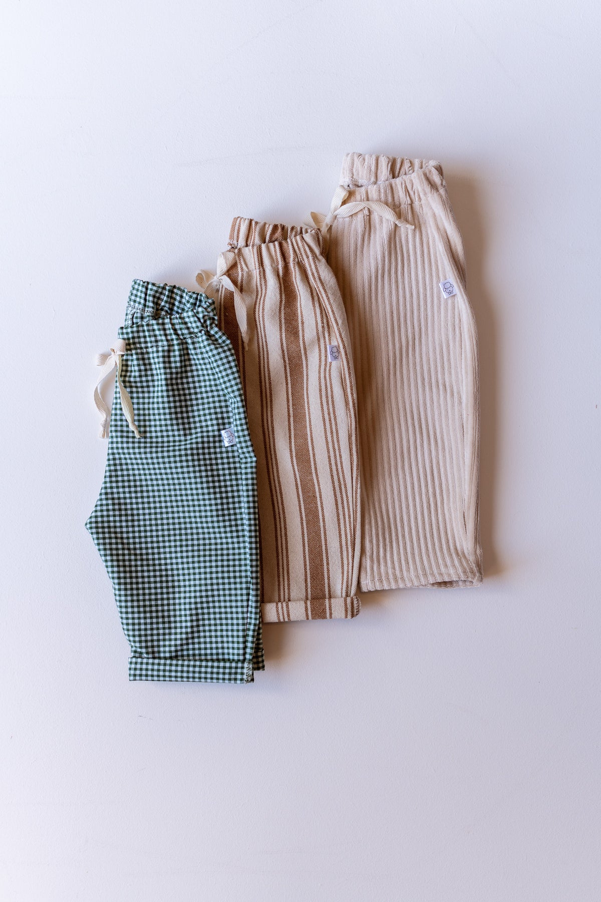Félix, le pantalon bébé et enfant (0-6 ans) "Vichy Vert Forêt"