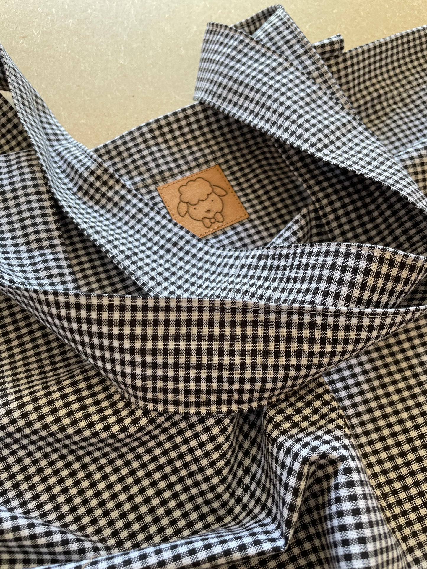 JULES, le sac (vichy noir)