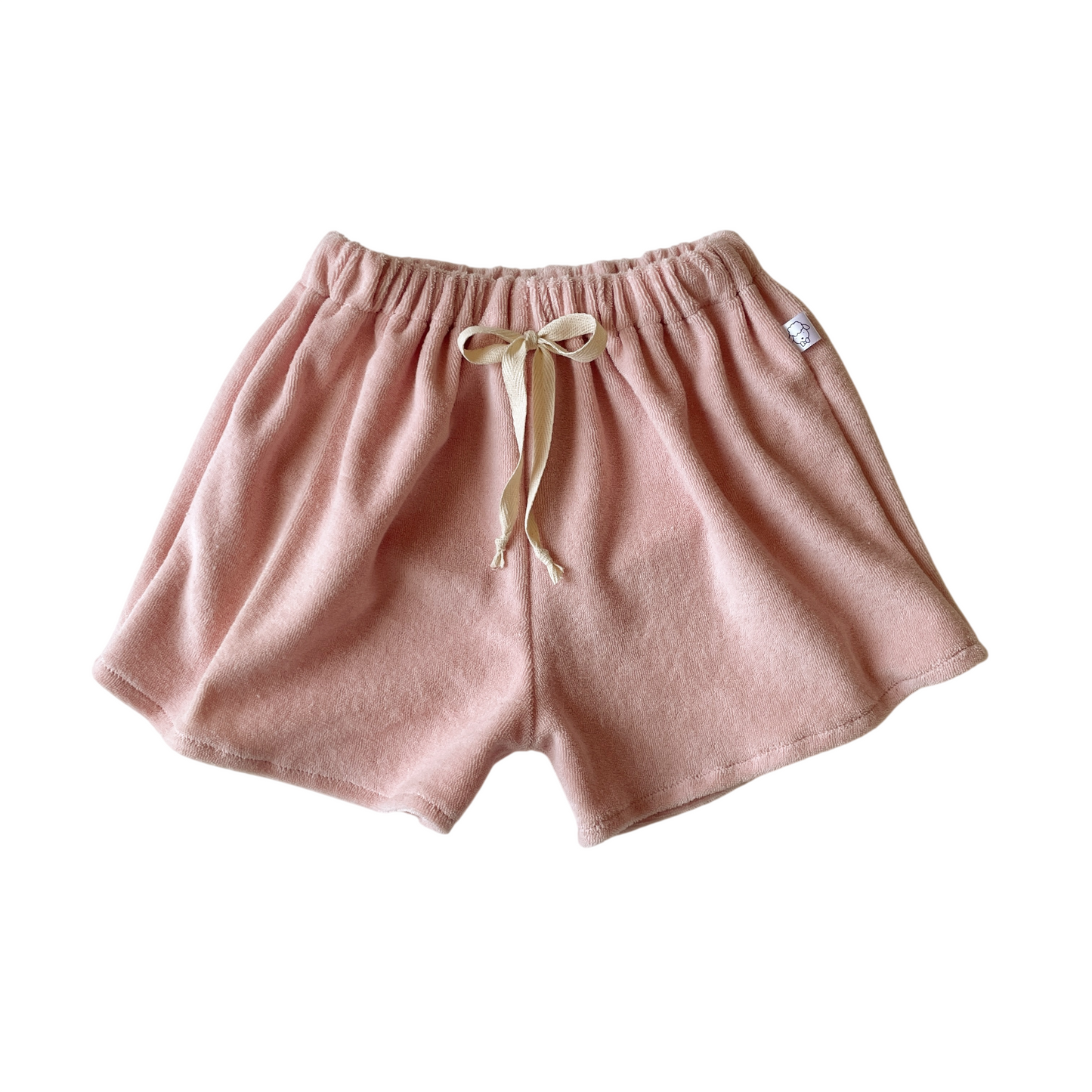 Malo, le short bébé et enfant (6 mois - 6 ans) "Éponge Coton Rose"