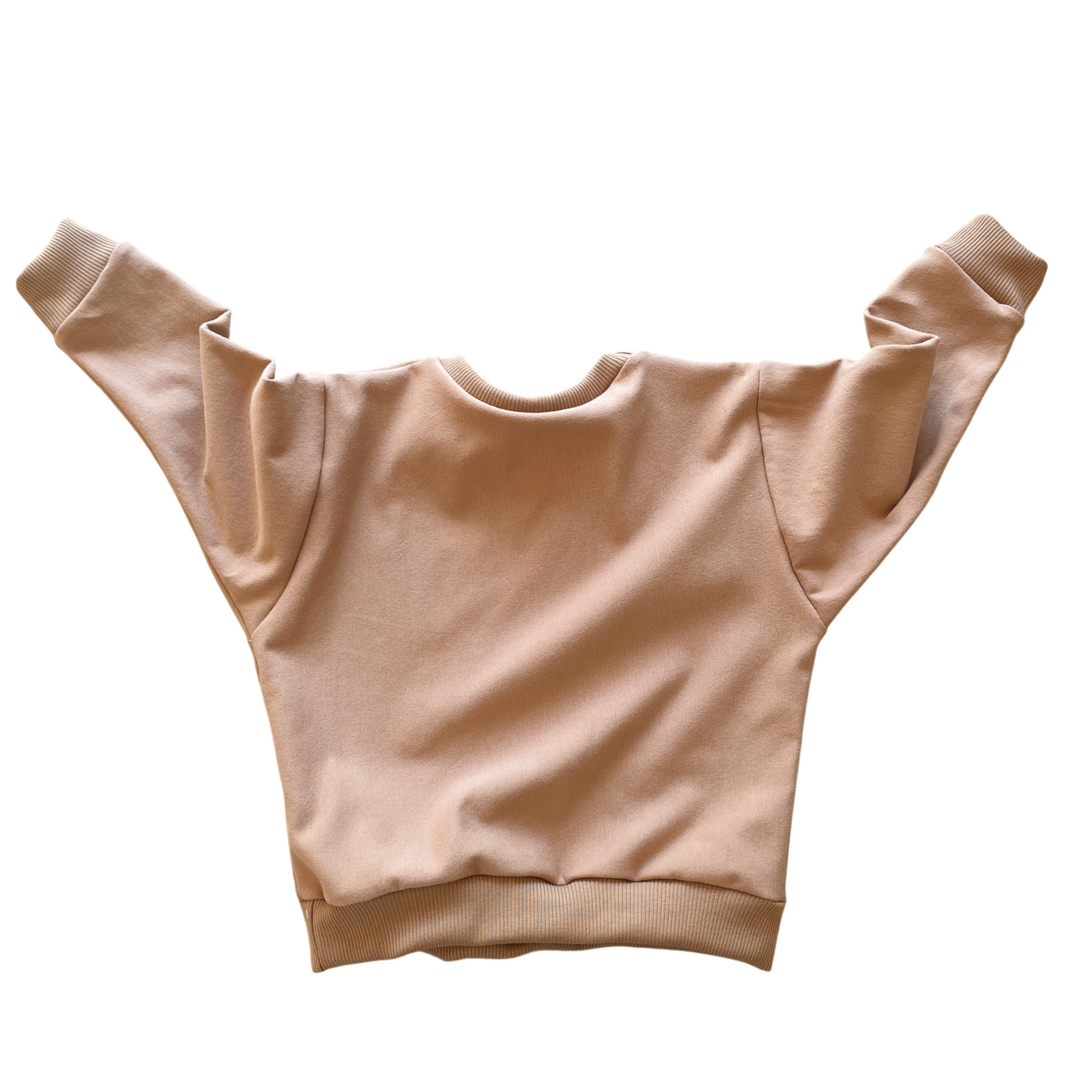 Lulu, le sweat bébé et enfant (0-6 ans) "uni camel" Ma boutique