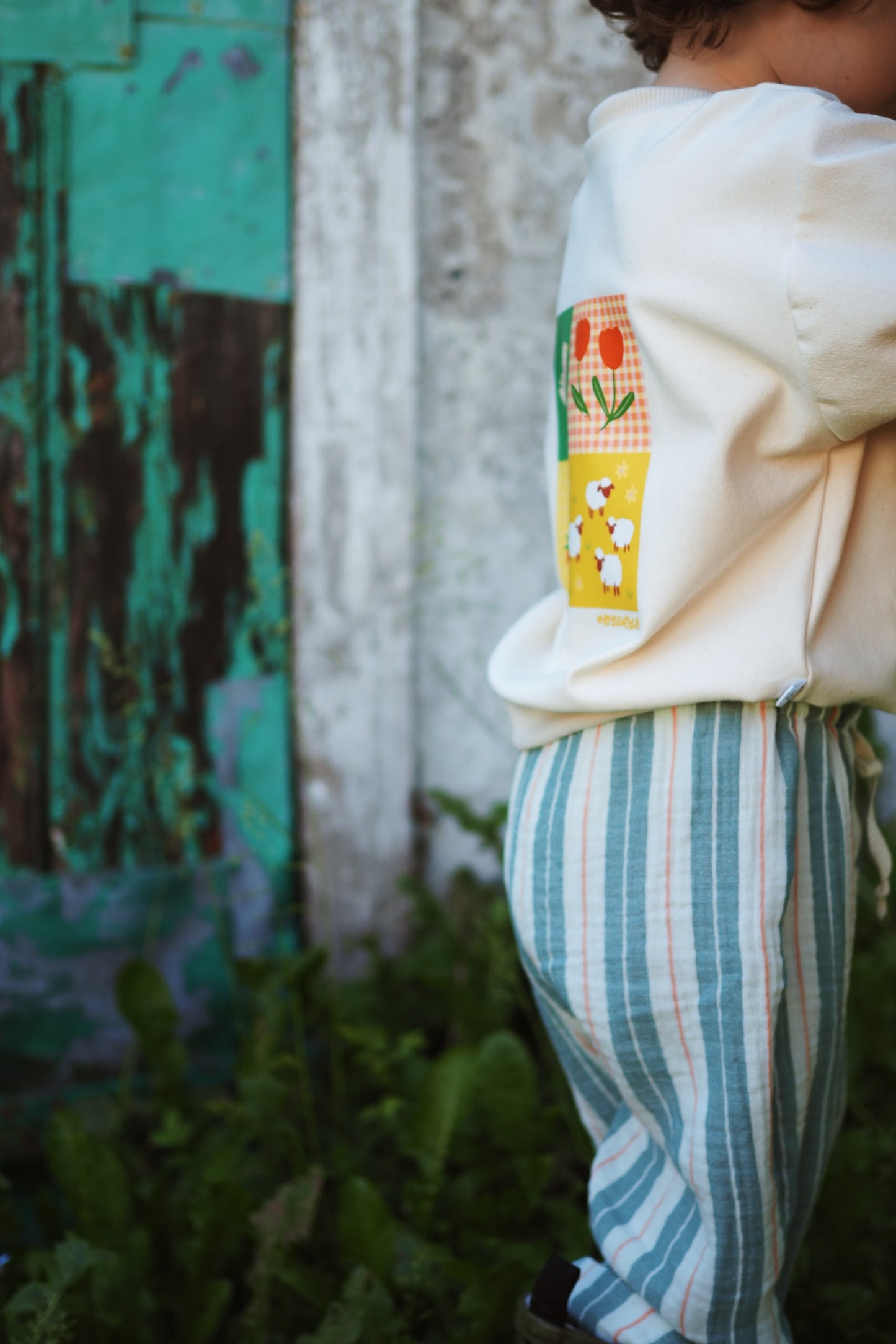 Félix, le pantalon bébé et enfant (0-6 ans) "Rayé comme avant"
