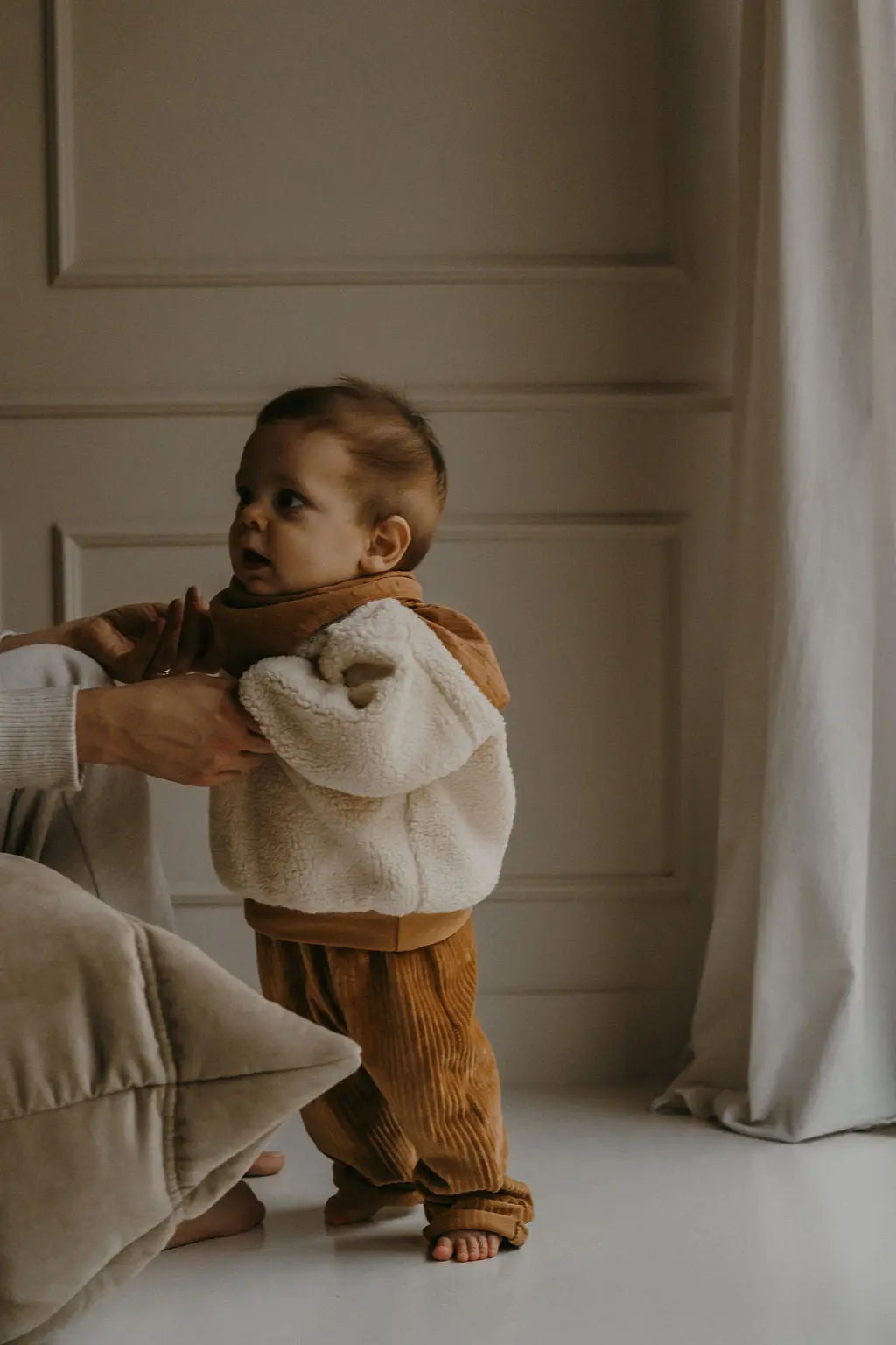 LULU, le sweat rétro (mouton "camel") Ma boutique