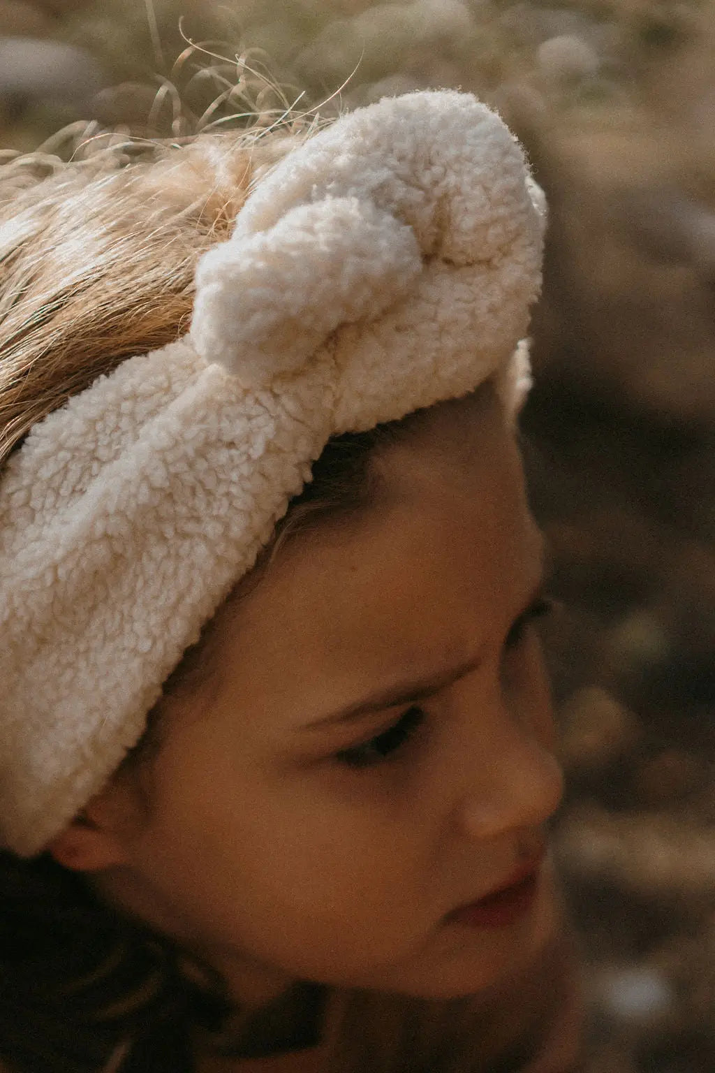 AMBROISE, le bandeau (fourrure mouton) MOUSSE ET COMPAGNIE