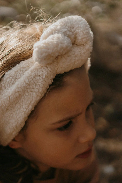 AMBROISE, le bandeau (fourrure mouton) MOUSSE ET COMPAGNIE