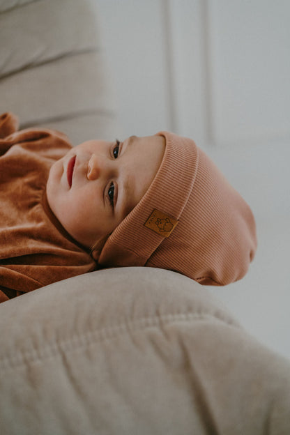LOUIS, le set bonnet + snood "léomousse"