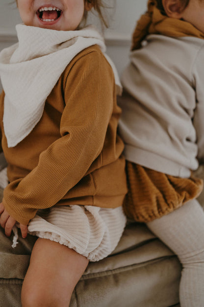 TOM, le sweat basique (côtelé naturel)