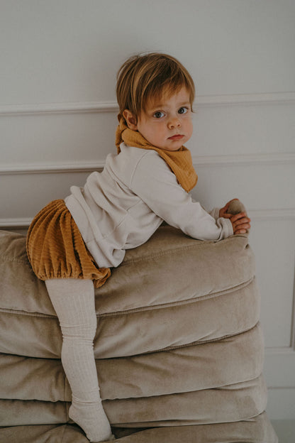 CAPUCINE, la culotte "velours camel" (taille classique)