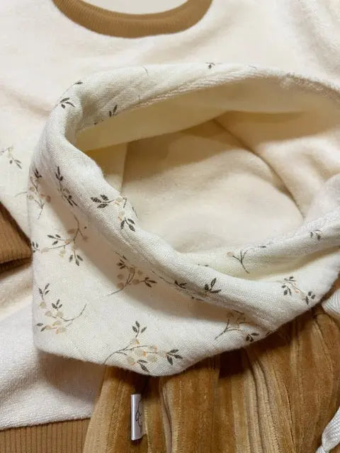 Marcel, le bavoir bandana bébé (0-2 ans) "nature" MOUSSE ET COMPAGNIE