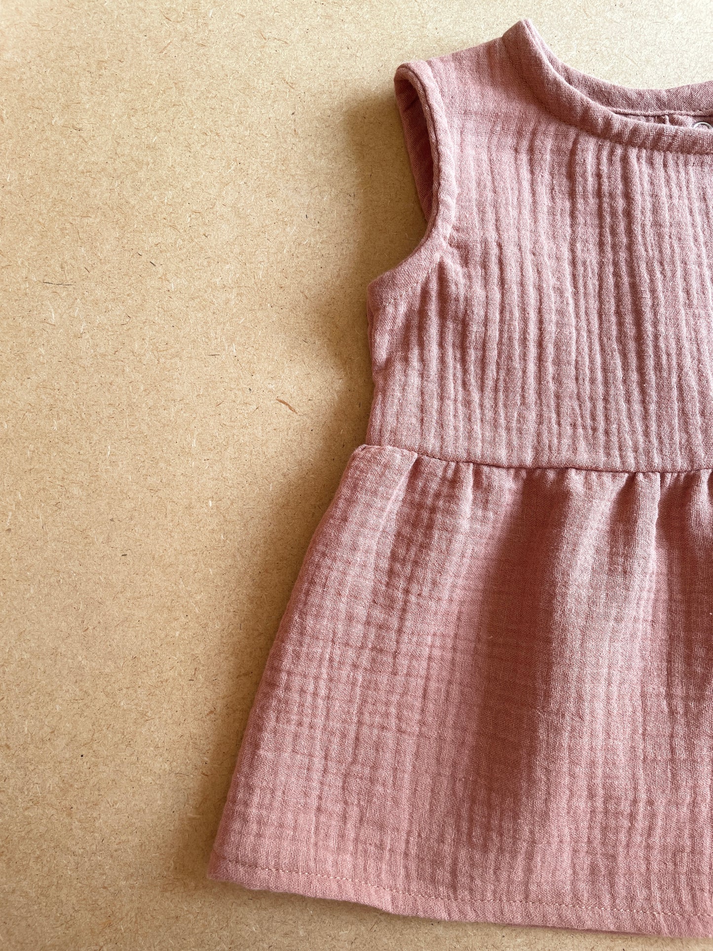 La blouse en double gaze de coton (9-12m) - PIÈCE UNIQUE