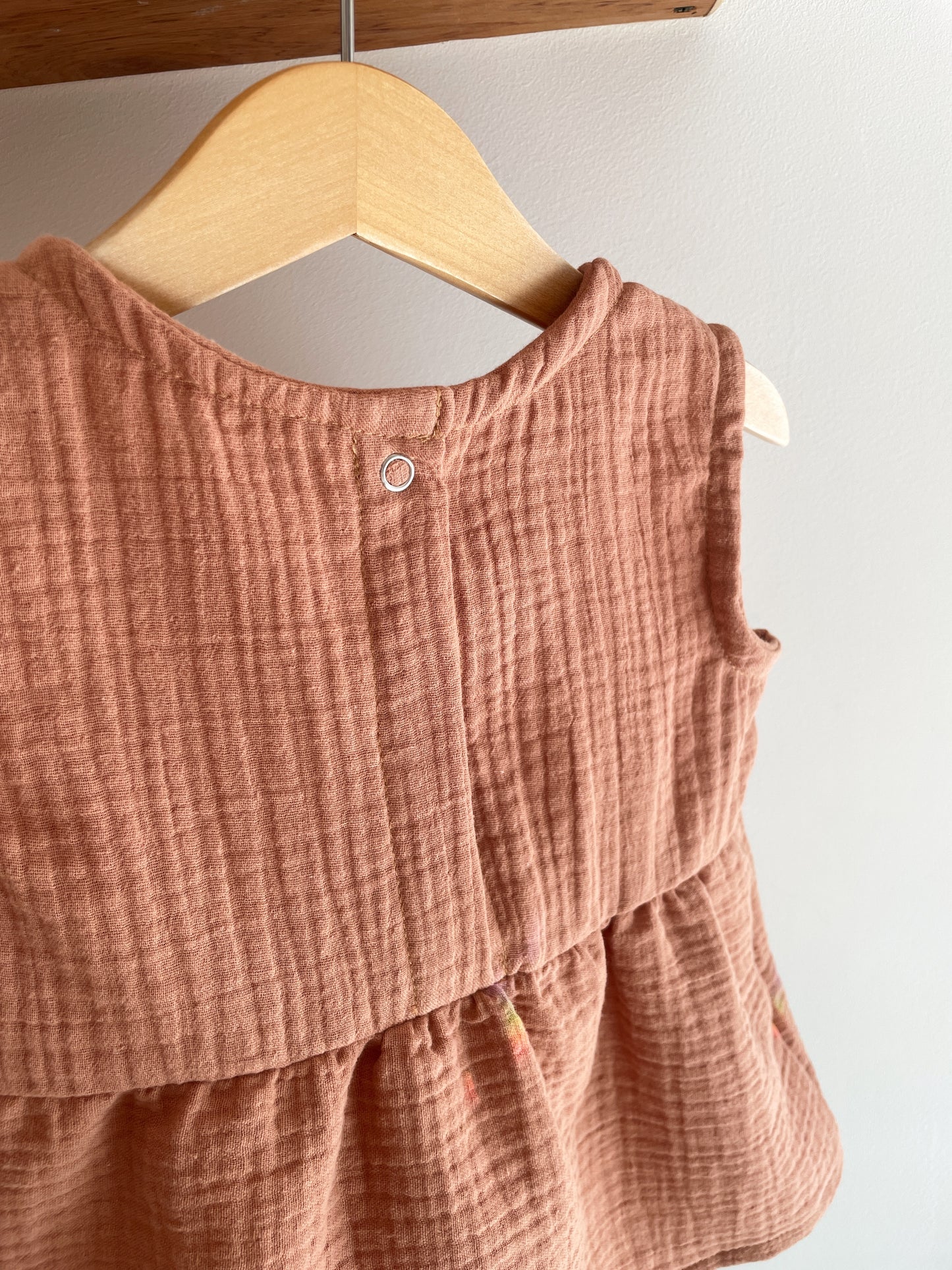 La blouse en double gaze de coton (9-12m) - PIÈCE UNIQUE