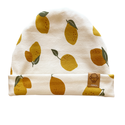 Émile, le bonnet bébé et enfant (0-6 ans) "Citrons"