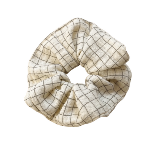 Chouchou en coton (0-99 ans) "Carreaux École" MOUSSE ET COMPAGNIE