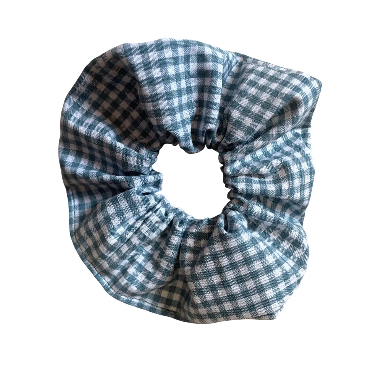 Chouchou en coton (0-99 ans) "Vichy Vert d'eau" MOUSSE ET COMPAGNIE