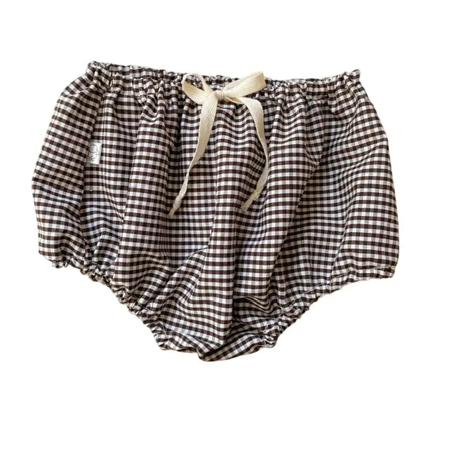 Capucine, la culotte bouffante bébé et enfant (0-4 ans) "vichy chocolat" Ma boutique