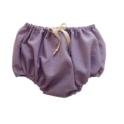 Capucine, la culotte bouffante bébé et enfant (0-4 ans) "Vichy Bleu + Rose" Ma boutique