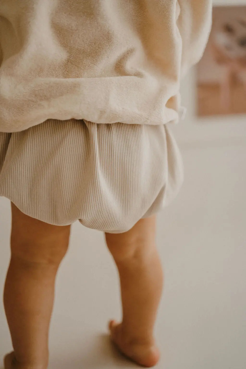 Capucine, la culotte bouffante bébé et enfant (0-4 ans) "jersey côtelé rose" Ma boutique