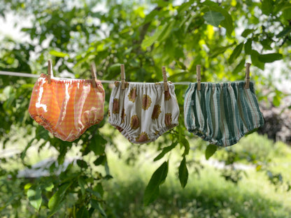 Capucine, la culotte bouffante bébé et enfant (0-4 ans) "Rayé comme avant"