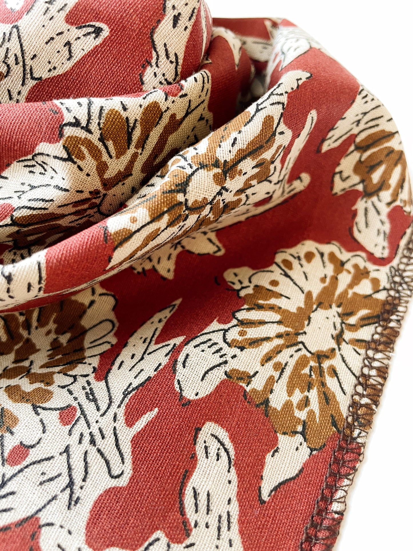 Charlie, le foulard bébé et enfant (0-6 ans) "blockprint chou"