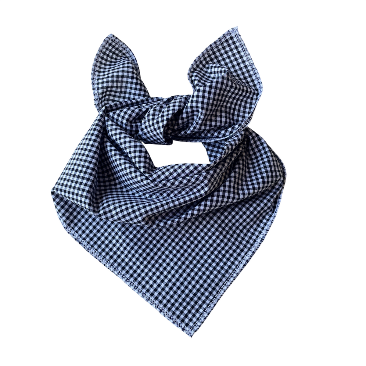 Charlie, le foulard bébé et enfant (0-6 ans) "vichy noir"