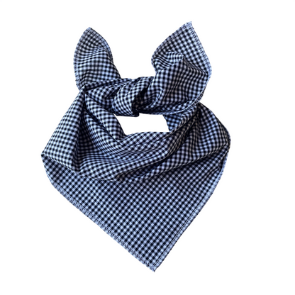 Charlie, le foulard bébé et enfant (0-6 ans) "vichy noir"