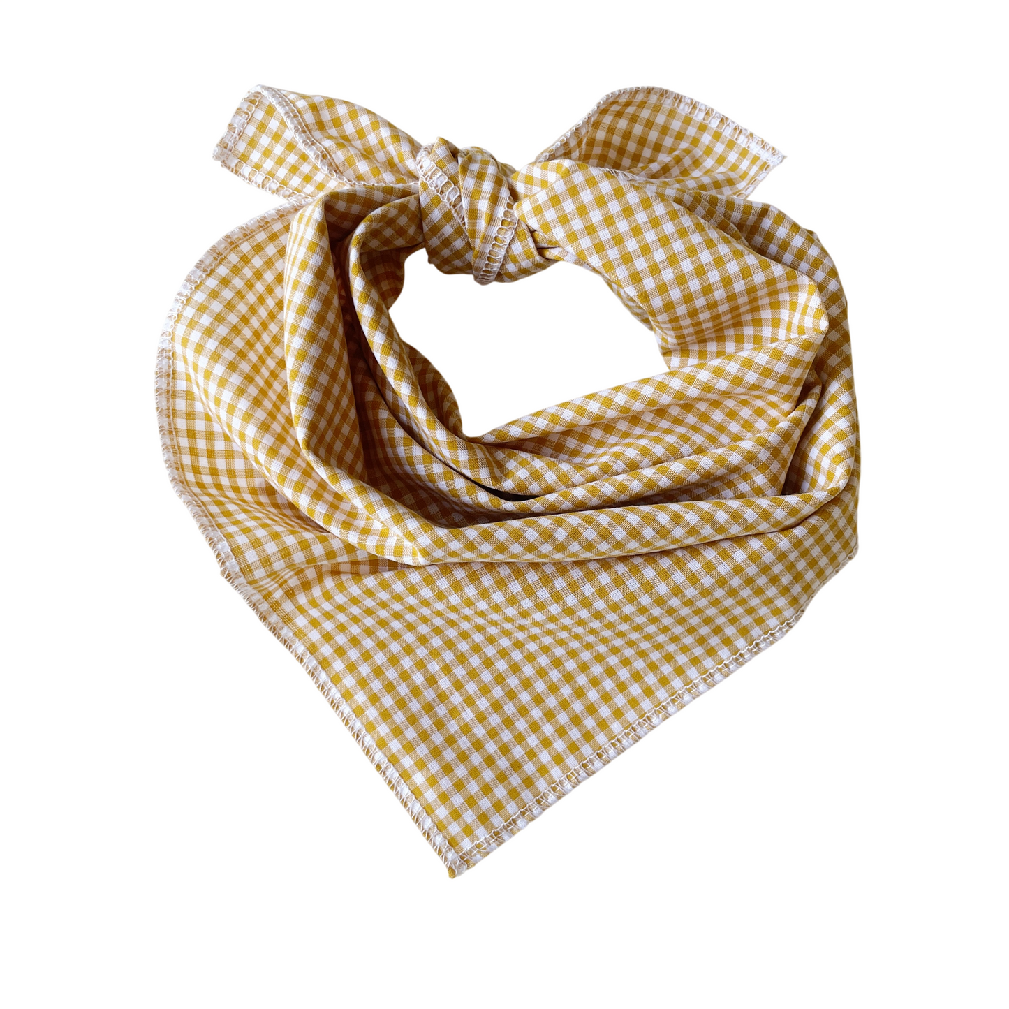 Charlie, le foulard bébé et enfant (0-6 ans) "Vichy Jaune"