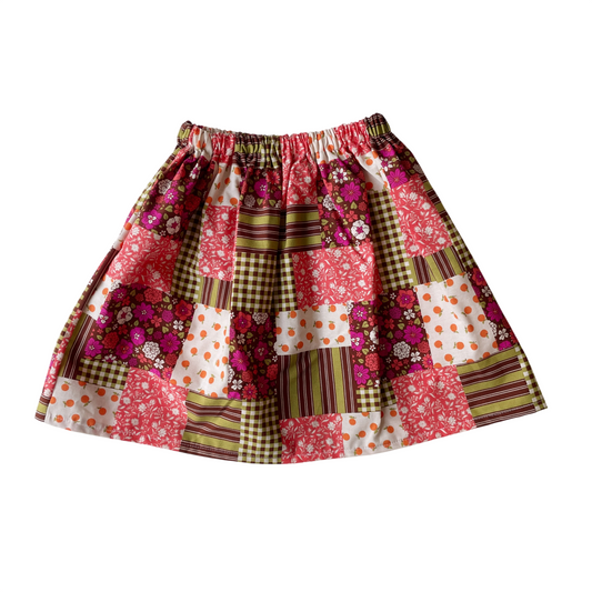 Louise, la jupe enfant (3-12 ans) "Patchwork"
