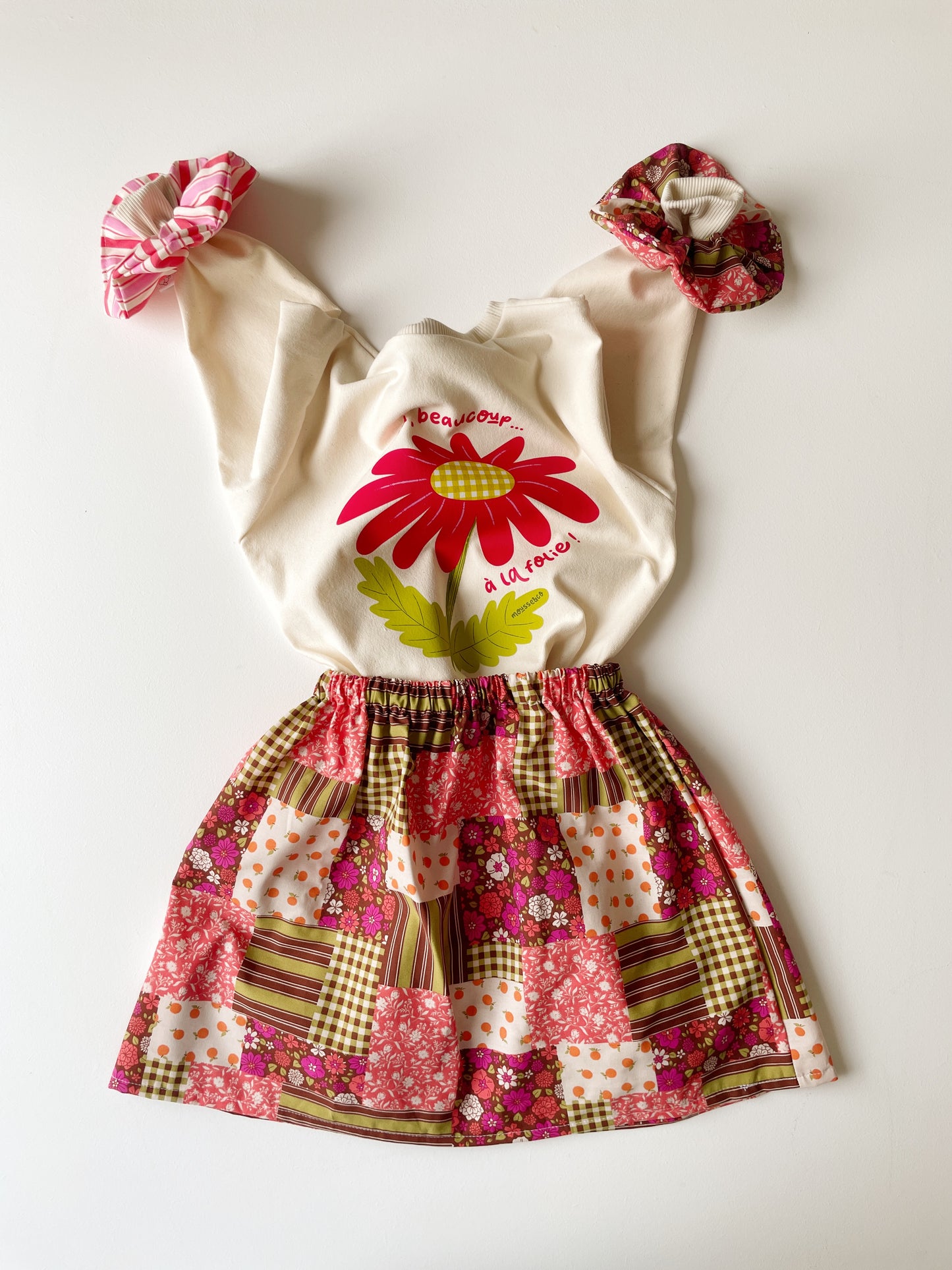 Louise, la jupe enfant (3-12 ans) "Patchwork"