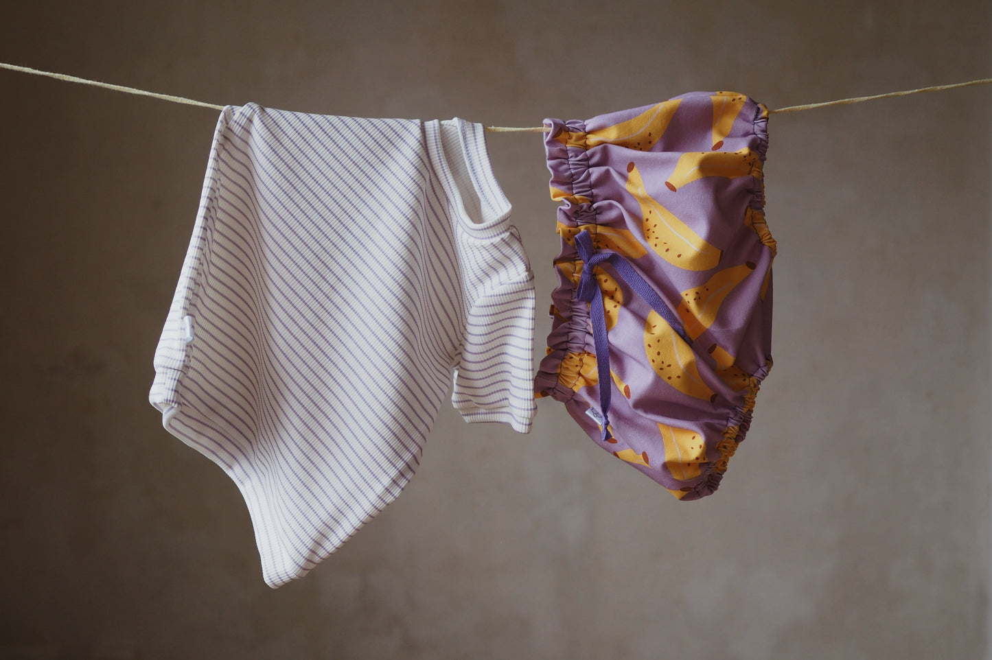 MARCEL, le tee-shirt (rayé lilas)