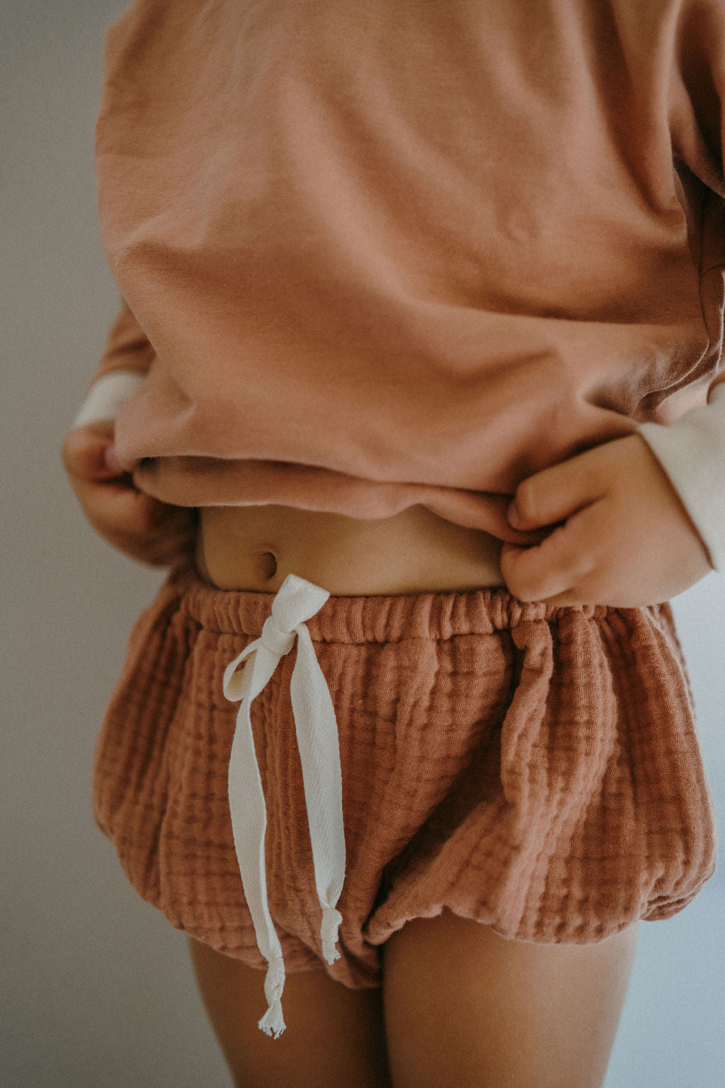 CAPUCINE, la culotte (double gaze "argile")