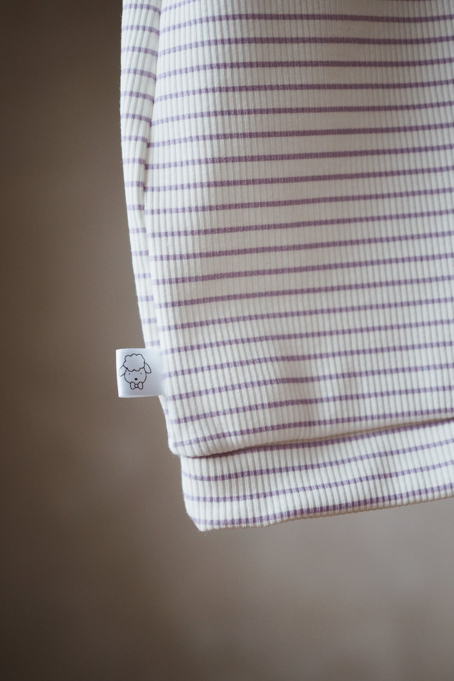 MARCEL, le tee-shirt (rayé lilas)