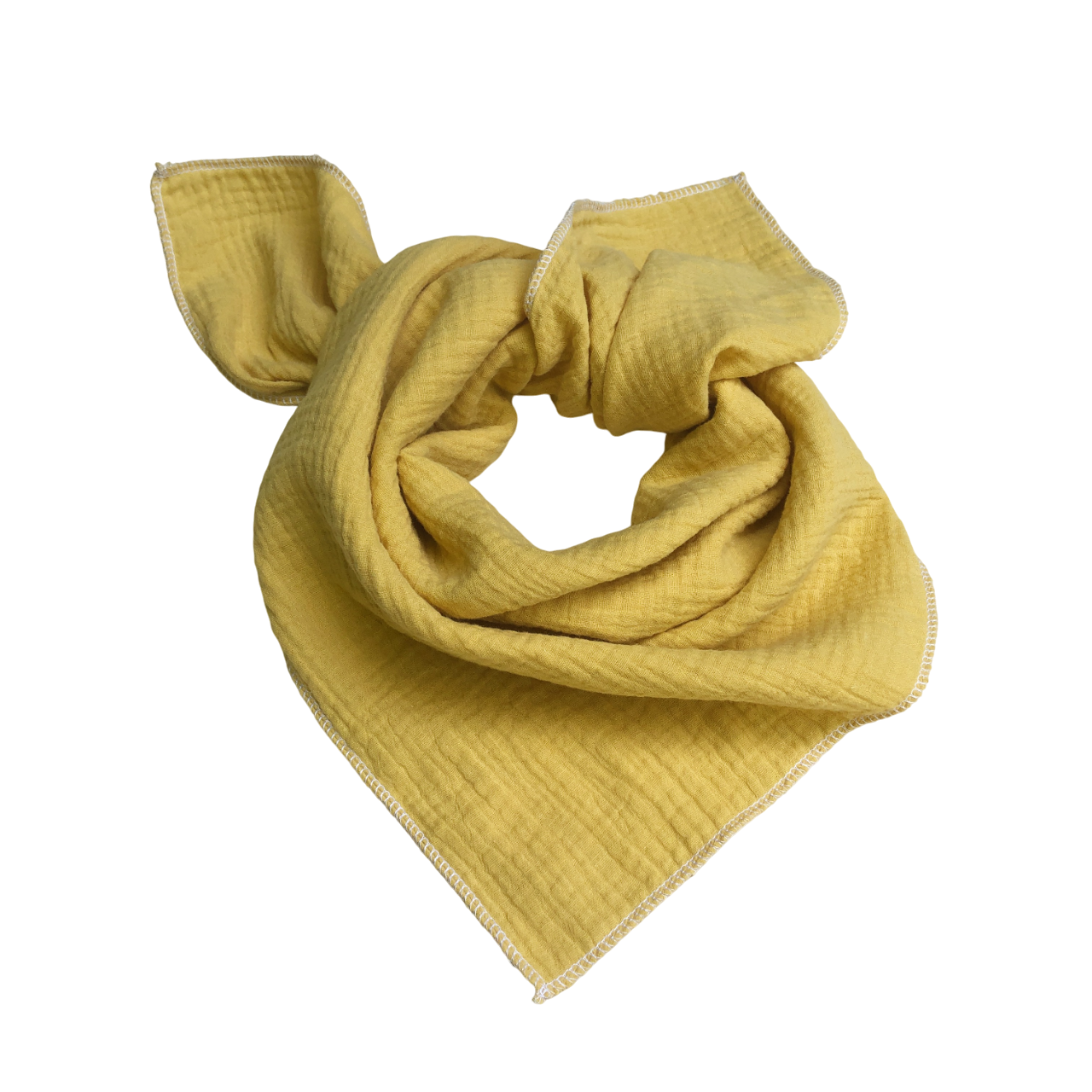 PIERROT, le foulard (double gaze "soleil")