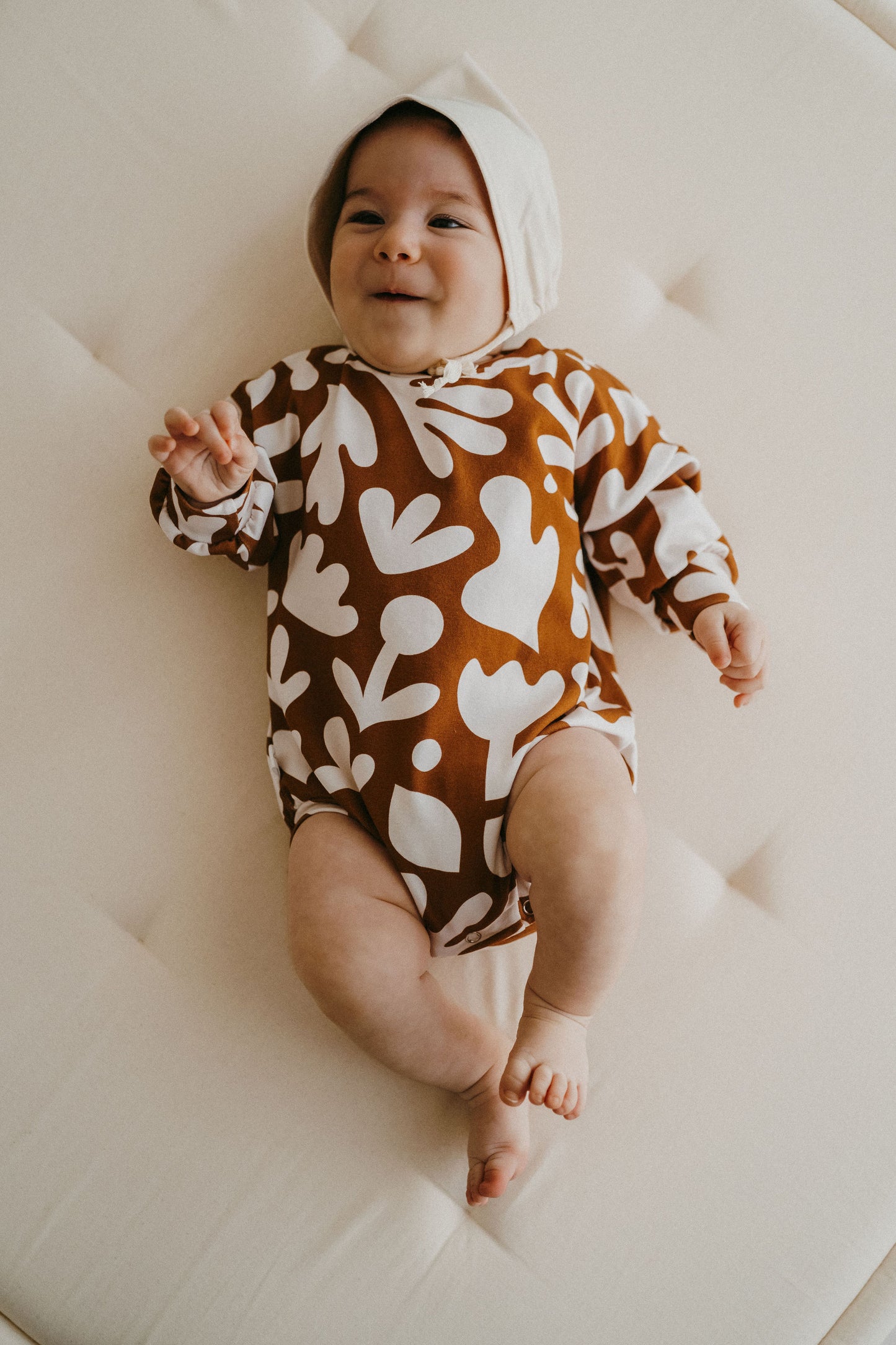 GASPARD, le béguin double gaze de coton - COLORIS AU CHOIX