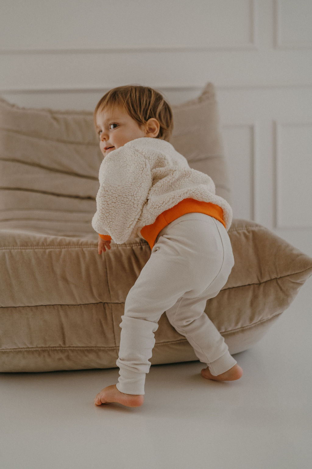 LULU, le sweat rétro (mouton "clémentine")
