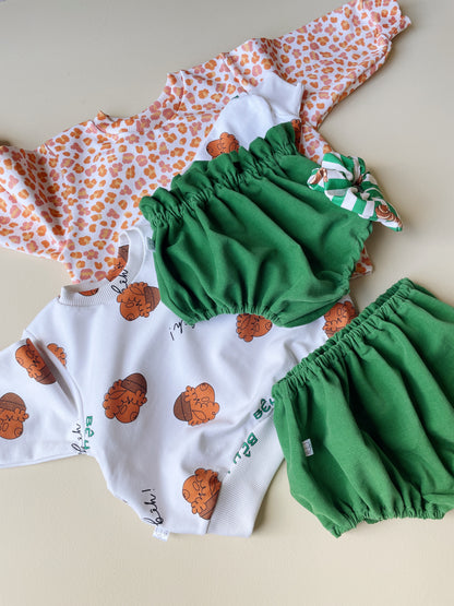CAPUCINE, la culotte (velours milleraies "vert")