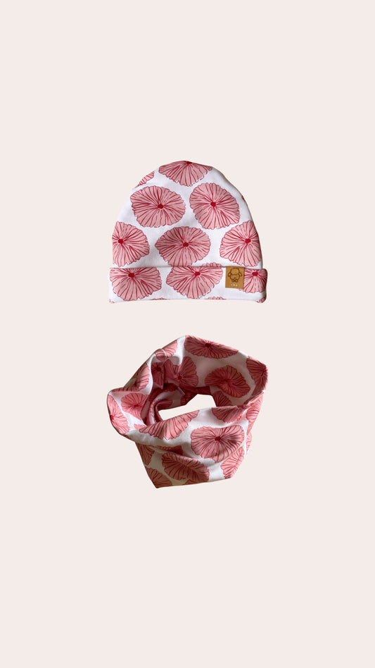 LOUIS, le set bonnet + snood "été indien"