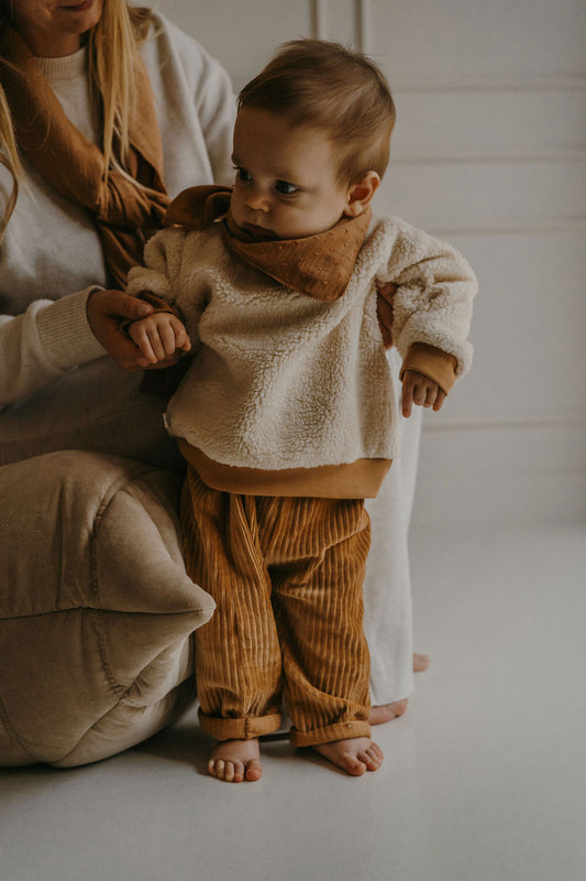 FÉLIX, le pantalon (velours "camel")