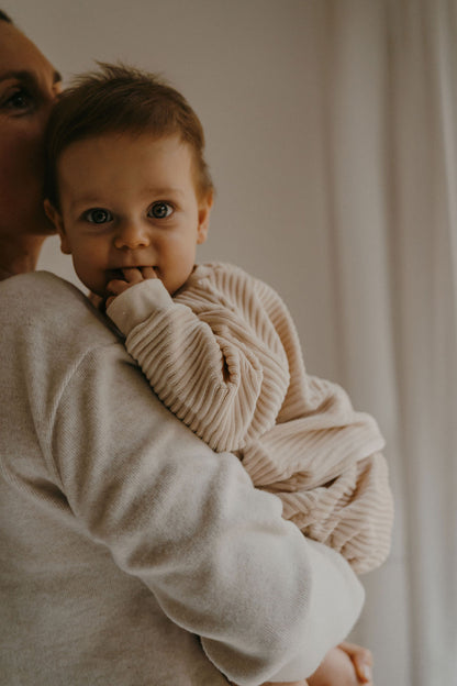 LULU, le sweat rétro (velours "naturel" OU "camel")