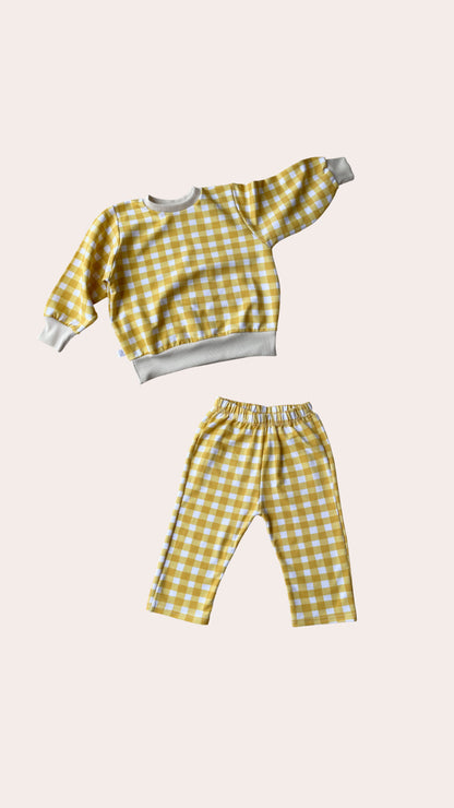 CHARLIE, le set pantalon "pomme vanille"