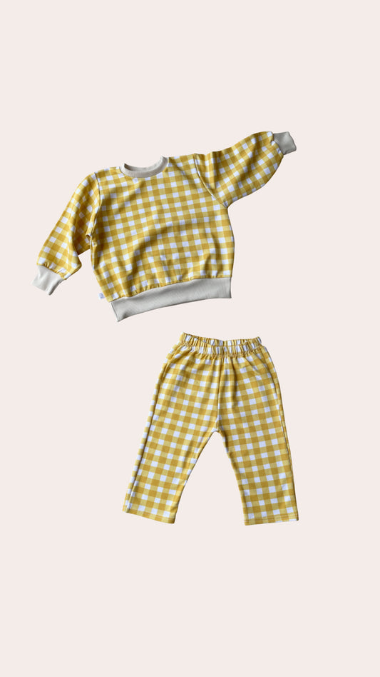 CHARLIE, le set pantalon "pomme vanille"