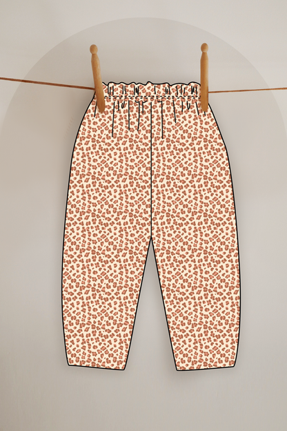 CHARLIE, le set pantalon "léo choco"