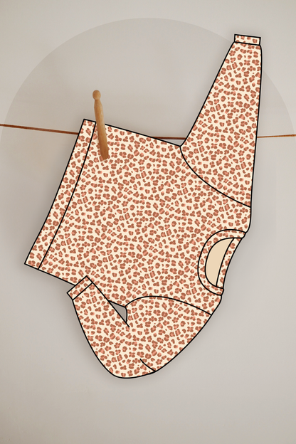 CHARLIE, le set pantalon "léo choco"