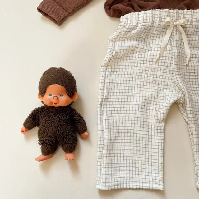 Félix, le pantalon bébé et enfant (0-6 ans) "Carreaux École" Ma boutique