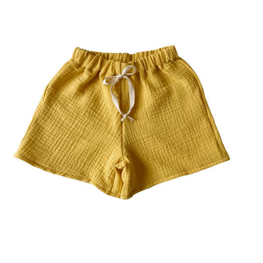 Malo, le short bébé et enfant (6 mois - 6 ans) "double gaze de coton soleil"